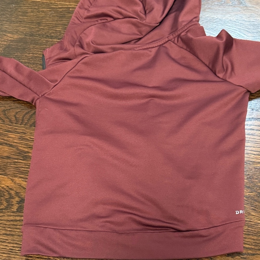 Nike dri-fit Kids 4TBurgundy Hoodie Jacket - Picture 5 of 7
